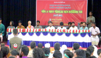 নওগাঁয় বৈষম্যবিরোধী ছাত্র আন্দোলনের মতবি...